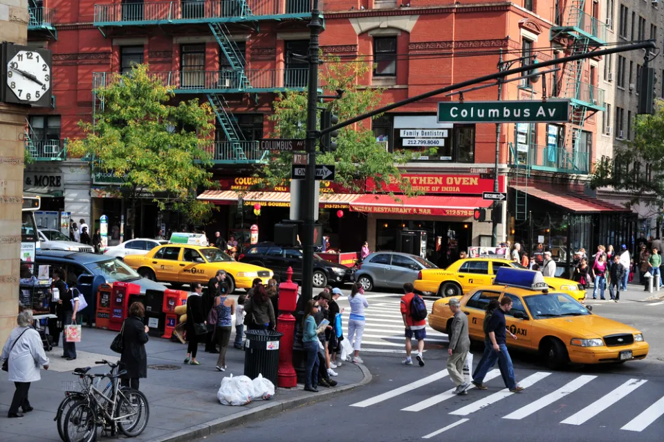 Hells Kitchen Sidewalk New York City